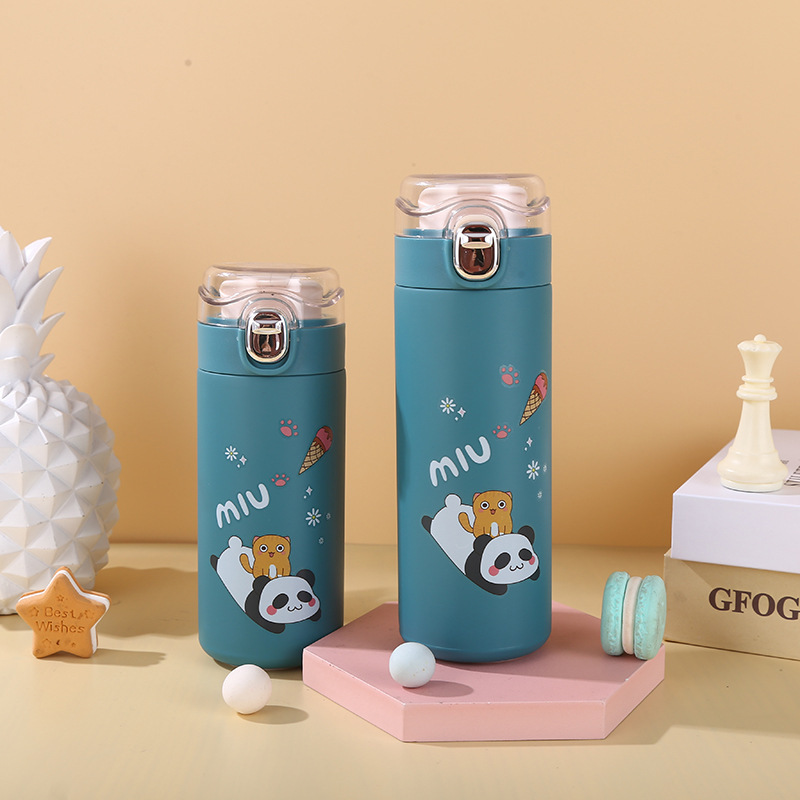 Gourde Capybara Avec Paille - Design Kawaii - Capacité 580/760/820 Ml - Avec Sac Isotherme Repas - Pour Enfants